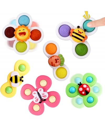 Suction Cup Spinner Toy for Baby - Suction Cup Fidget Spinner Toys Bath Toys Window Spinning Top Baby Toys 12-18 Months Chris...