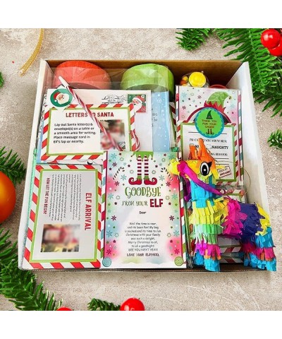 New Elf Kit 24 Days of Christmas Fun Elf Accessories Elf Mischief Prop Pack Elf Antics Christmas Countdown Gift for Children ...