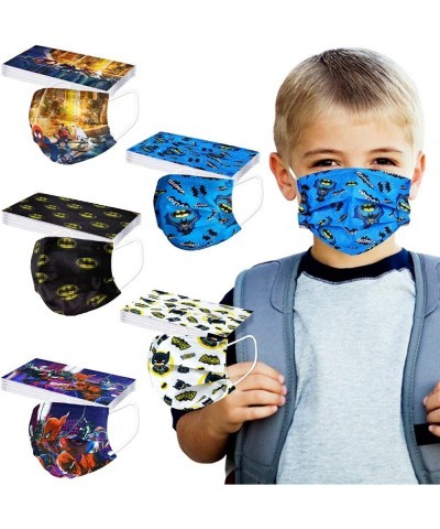 50pcs Kids Face_Mask Children 3Ply Earloop Breathable Kids Face_Mask Boys Girls $22.90 Kids' Dress-Up Accessories