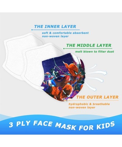 50pcs Kids Face_Mask Children 3Ply Earloop Breathable Kids Face_Mask Boys Girls $22.90 Kids' Dress-Up Accessories