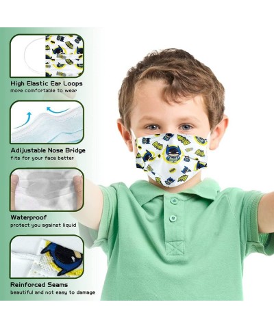 50pcs Kids Face_Mask Children 3Ply Earloop Breathable Kids Face_Mask Boys Girls $22.90 Kids' Dress-Up Accessories