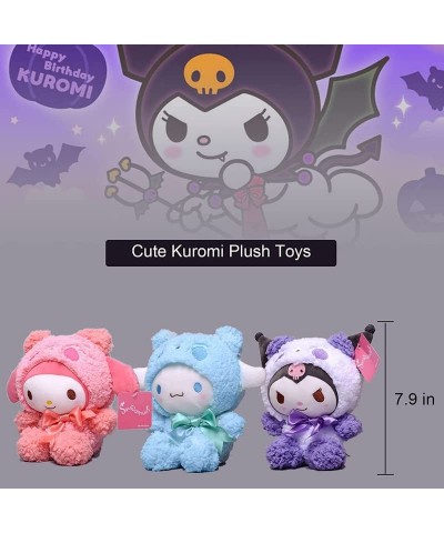 Cute Plush Toy Kuromi Plush Dolls Cute My Melody Cinnamoroll Stuffed Animals Plush Figure Toy Girl Toy Gift for Children Stuf...