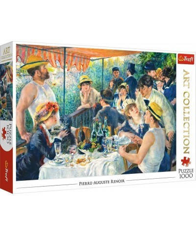 Red Art Collection 1000 Piece Puzzle - Luncheon of The Boating Party/Bridgeman $26.41 Jigsaw Puzzles