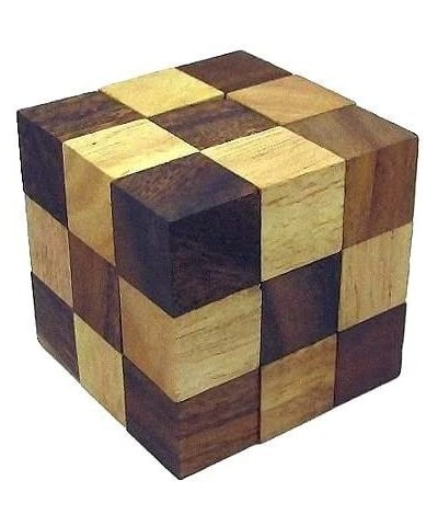 6 Wooden Puzzle Gift Set in A Wood Box - 3D Unique IQ Puzzles $50.25 Brain Teaser Puzzles