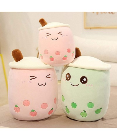 Cartoon Bubble Tea Plush Pillow Plush Boba Tea Cup Toy Figurine Toy 24/35 cm Cute Bubble Tea Cup Shaped Pillow with Suction T...