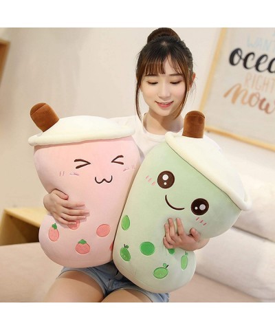 Cartoon Bubble Tea Plush Pillow Plush Boba Tea Cup Toy Figurine Toy 24/35 cm Cute Bubble Tea Cup Shaped Pillow with Suction T...