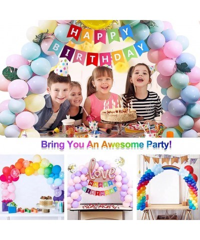 Balloon Pump and Balloon Arch Kit 172Pcs Portable Balloon Air Pump with 12Ft Balloon Arch Stand and 110Pcs Balloons for Party...