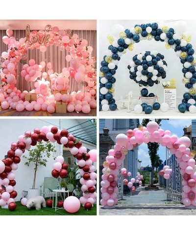 Balloon Arch Stand 10ft Wide Adjustable Balloon Arch Kit with Water Fillable Base 60pcs Balloon Clip Balloon Strip Tie Tool f...