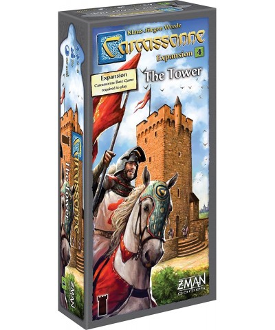 Carcassonne The Tower Board Game EXPANSION 4 | Family Board Game | Board Game for Adults and Family | Strategy Board Game | M...