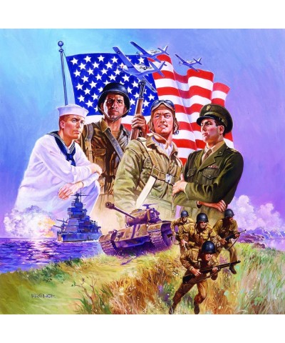 The Armed Forces - America Puzzle - 500 Piece Jigsaw Puzzle by SunsOut $33.50 Jigsaw Puzzles