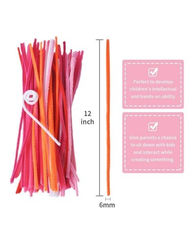 Pipe Cleaners 700pcs and 7 Assorted Colors 12 inch Chenille Stems for DIY Art Creative Crafts Decorations $29.45 Craft Pipe C...