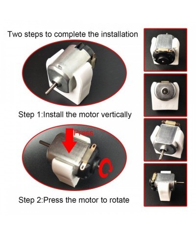 18 Set DC Motors Kit Mini Electric 1.5-3V 24000RPM Hobby Motor with 252Pcs Plastic Gears 2 x AA Battery Holder Wires for STEM...