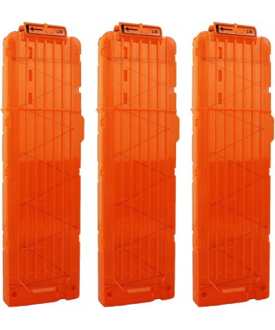 18-Darts Magazines Clips 3 Pack 18 Darts Quick Reload Bullet Clips Magazine Clips for Nerf n-Strike Elite Blaster Transparent...