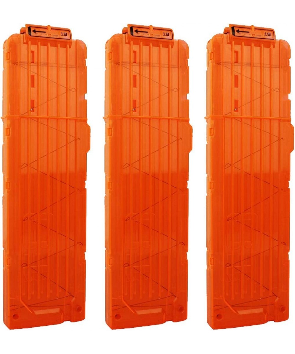 18-Darts Magazines Clips 3 Pack 18 Darts Quick Reload Bullet Clips Magazine Clips for Nerf n-Strike Elite Blaster Transparent...