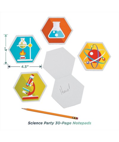 Science Party Favors - Treat Boxes Rubber Bracelets Lab Notepads and Temporary Tattoos For 12 Guests $45.36 Kids' Party Favor...