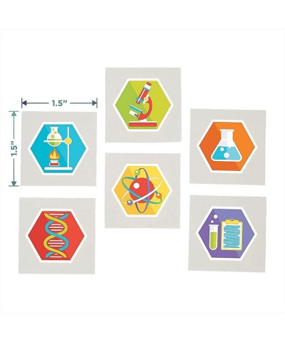 Science Party Favors - Treat Boxes Rubber Bracelets Lab Notepads and Temporary Tattoos For 12 Guests $45.36 Kids' Party Favor...