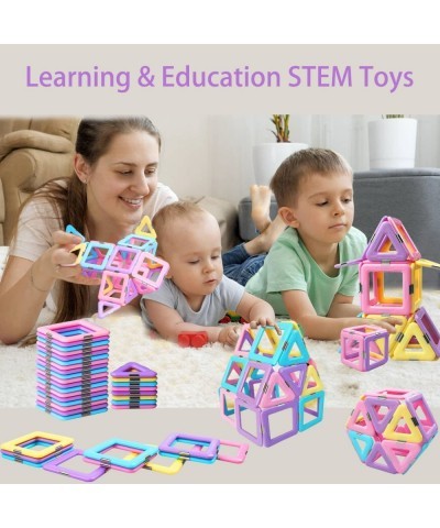 Magnetic Building Blocks Set Toys for 3 4 5 6 7 8+ Year Old Boys Girls Gift Kids Magnetic Tile Educational Toys for Toddlers ...