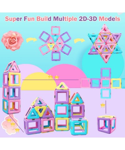 Magnetic Building Blocks Set Toys for 3 4 5 6 7 8+ Year Old Boys Girls Gift Kids Magnetic Tile Educational Toys for Toddlers ...