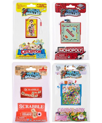 Board Games Set of 4 - Scrabble Monopoly Operation Candy Land (Bundle) $49.55 Board Games