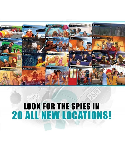 Spyfall 2 - The Perfect Party Game - Find the Spy Before Time Runs Out - Up to 3 to 12 Players - Board Games for Teens and Ad...