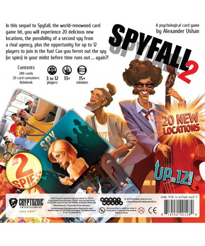 Spyfall 2 - The Perfect Party Game - Find the Spy Before Time Runs Out - Up to 3 to 12 Players - Board Games for Teens and Ad...