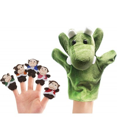 12pcs Plush Monkeys Ducks Finger Puppets Set for Toddlers with Animals Hand Puppets $23.62 Finger Puppets