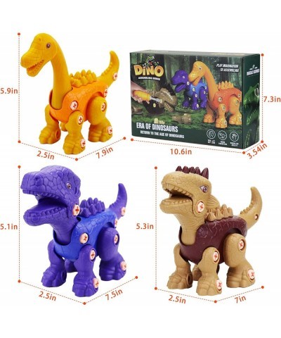 Take Apart Dinosaur Toys - Dinasor Toys for Boys and Girls Take Apart Toys with Electric Drill Build a Dinosaur Kit for Kids ...