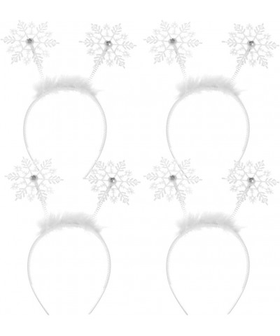 6pcs Christmas Headbands Snowflake Hair Hoops Holiday Hair Band Headdress for Christmas Party Cosplay Supplies $28.72 Kids' P...