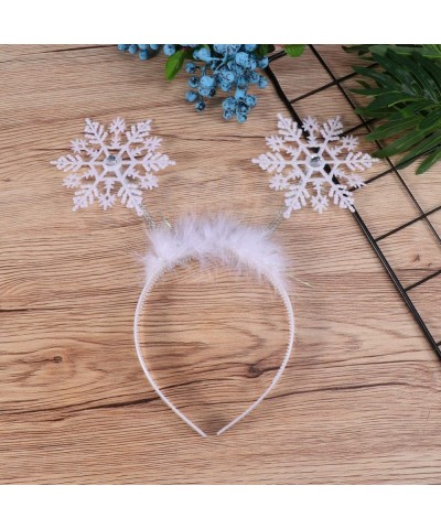 6pcs Christmas Headbands Snowflake Hair Hoops Holiday Hair Band Headdress for Christmas Party Cosplay Supplies $28.72 Kids' P...