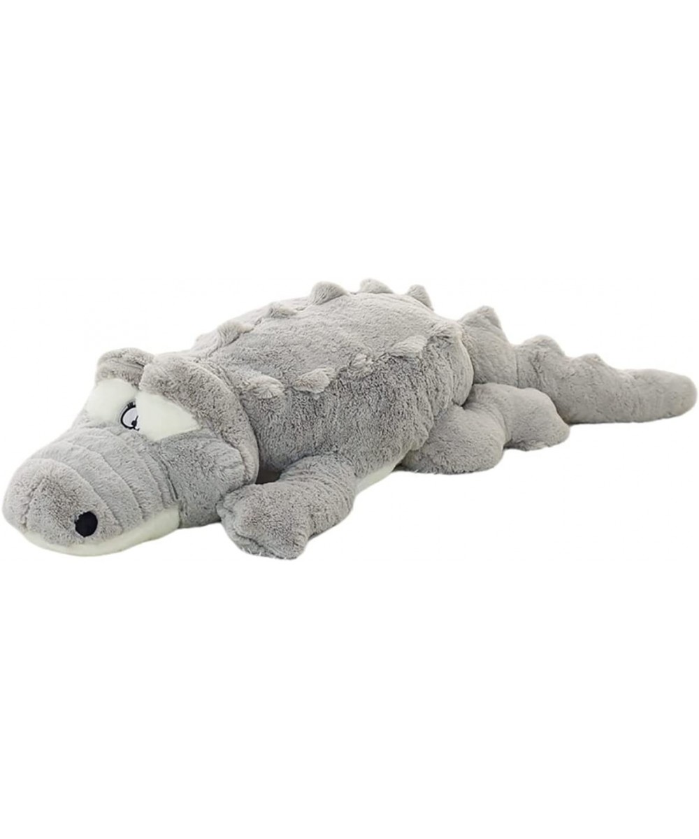 43.3 inch Realistic Giant Gray Alligator Stuffed Animal Plush Toy Stuffed Alligator Crocodile Plush Pillow… $59.81 Stuffed An...