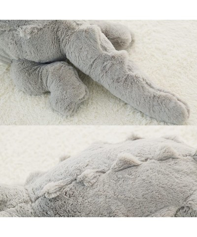 43.3 inch Realistic Giant Gray Alligator Stuffed Animal Plush Toy Stuffed Alligator Crocodile Plush Pillow… $59.81 Stuffed An...