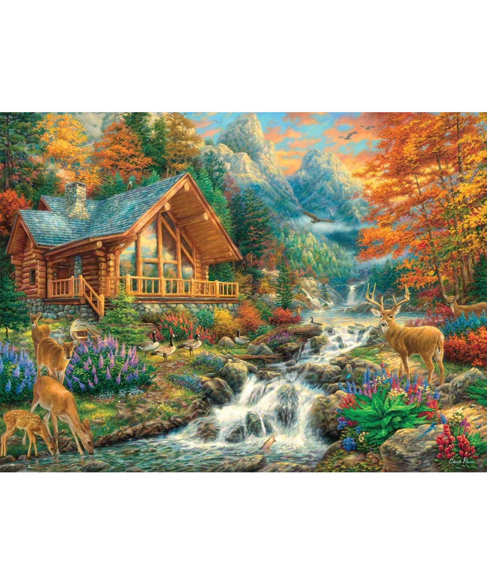 Alpine Serenity - 1000 Piece Jigsaw Puzzle with Hidden Images $19.31 Jigsaw Puzzles