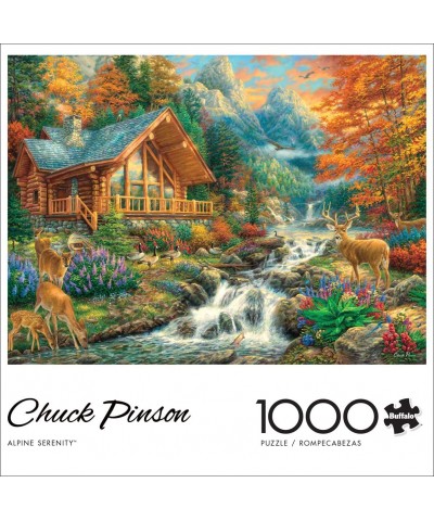 Alpine Serenity - 1000 Piece Jigsaw Puzzle with Hidden Images $19.31 Jigsaw Puzzles