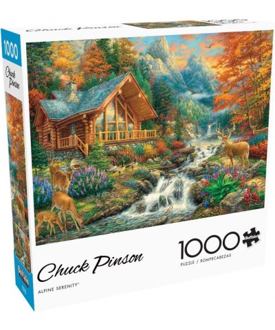 Alpine Serenity - 1000 Piece Jigsaw Puzzle with Hidden Images $19.31 Jigsaw Puzzles