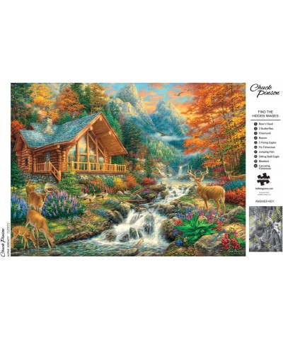 Alpine Serenity - 1000 Piece Jigsaw Puzzle with Hidden Images $19.31 Jigsaw Puzzles