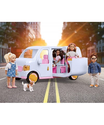 Dolls – Sweet Escape Luxury SUV – Vehicle for Mini Dolls – Large Pink Car for 6-inch Dolls – Music Booth & Wardrobe – Sounds ...