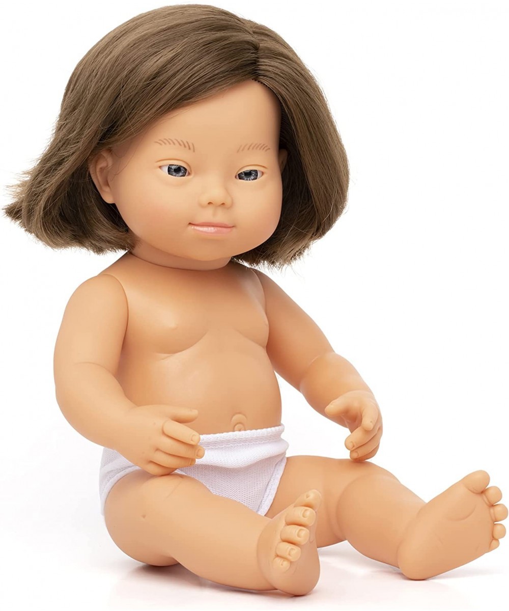 – Baby Doll Caucasian Girl with Down Syndrome 15'' – Polybag $57.71 Dolls