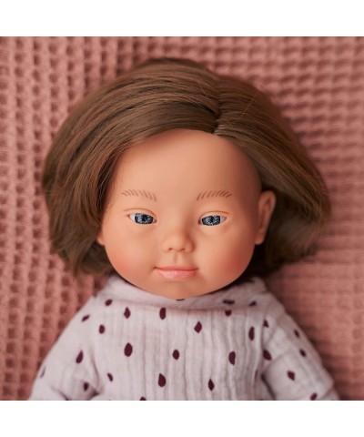 – Baby Doll Caucasian Girl with Down Syndrome 15'' – Polybag $57.71 Dolls