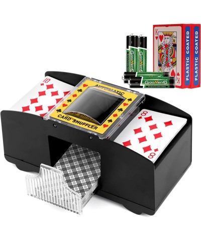 Card Shuffler Automatic Card Shuffler with Battery for Deck of Playing Card UNO Poker Home Card Games… $35.57 Casino Equipment