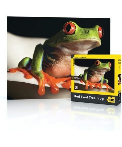 National Geographic Red-Eyed Tree Frog Mini - 100 Piece Jigsaw Puzzle $25.92 Jigsaw Puzzles