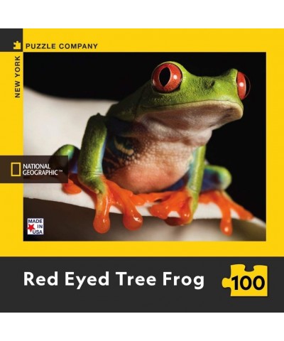 National Geographic Red-Eyed Tree Frog Mini - 100 Piece Jigsaw Puzzle $25.92 Jigsaw Puzzles