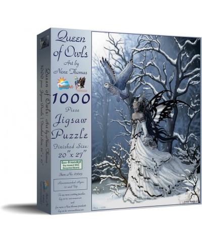 Queen of Owls 1000 Piece Jigsaw Puzzle by SunsOut $34.75 Jigsaw Puzzles