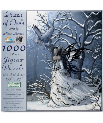 Queen of Owls 1000 Piece Jigsaw Puzzle by SunsOut $34.75 Jigsaw Puzzles