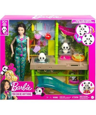 Doll and Accessories Panda Care and Rescue Playset Vet Doll 2 Pandas with Color-Change Transformation and 20+ Pieces $57.98 D...