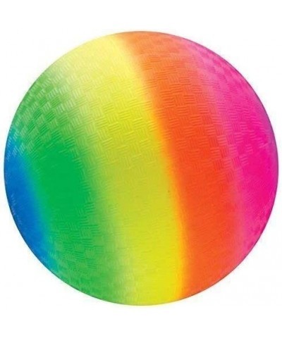 Rainbow Ball Playground Ball Perfect Rubber Bouncy Dodgeball Kickball for Indoor Outdoor Ball Games $22.05 Toy Sports Products