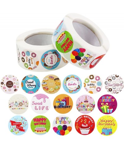 1000 Pieces Happy Birthday Stickers for Kids Classroom Party Decoration (1 Inch 2 Rolls) $21.62 Kids' Stickers