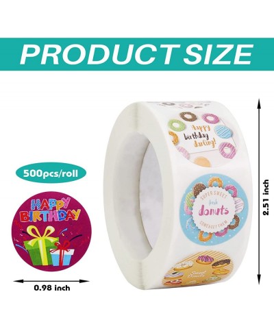 1000 Pieces Happy Birthday Stickers for Kids Classroom Party Decoration (1 Inch 2 Rolls) $21.62 Kids' Stickers