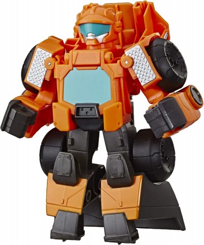 Transformers Rescue Bots Academy Wedge The Construction-Bot Converting Toy Robot 6-Inch Collectible Action Figure for Kids Ag...