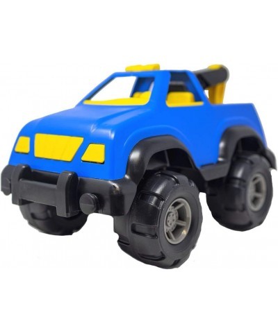 Heavy Hauler - Big Plastic Blue Body Tow Truck- 15 Inch Body- Safe and Durable Fire Truck Vehicle for Play Indoor Outdoor Boy...