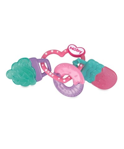 IcyBite Popsicle Donut and Ice Cream Teether Ring - 3+ Months $15.98 Baby Teether Toys